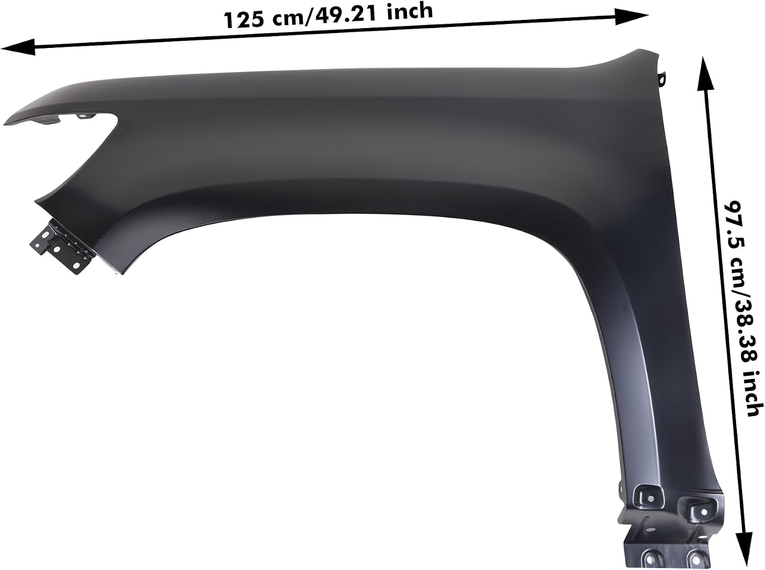 Front Left Fender Compatible with 2015-2022 Chevrolet/Chevy Colorado Driving Driver Side OEM 23354494