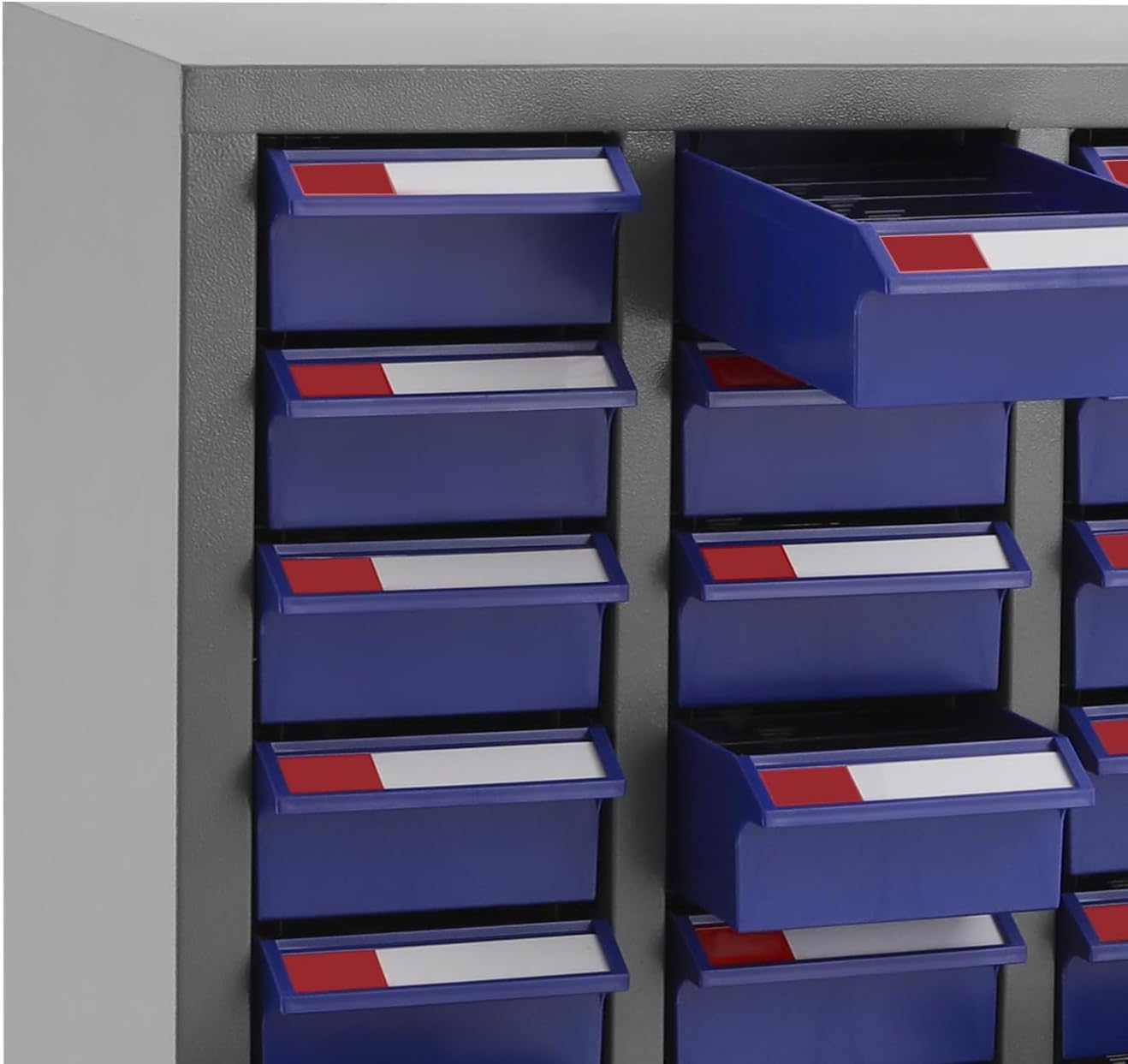 60 Drawers Bolt and Nut Tool Storage Cabinet Parts Cabinet Hardware Organization Shelves Bolts Bin Tool with Label Slots for Tool Hardware Storage, 23.6' W x 9.4' D x 45.6' H