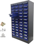Parts Cabinet 48 Drawers Bolt and Nut Parts Storage Cabinet Storage Equipment Organization Shelves Hardware and Office Supplies