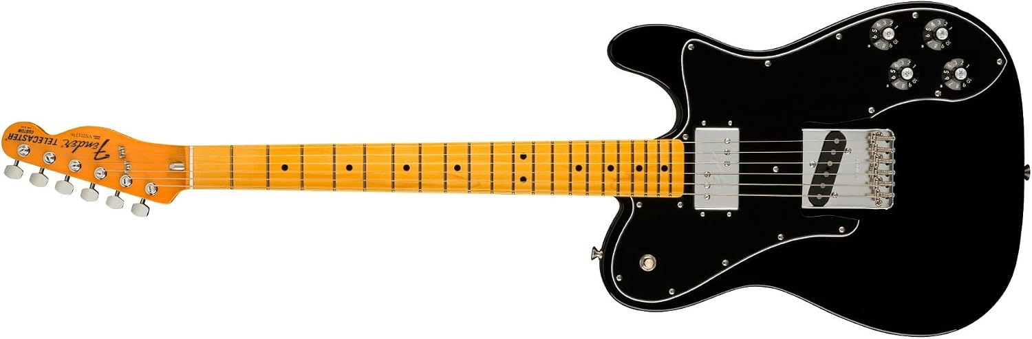 Fender American Vintage II 1977 Telecaster Custom Electric Guitar - Black