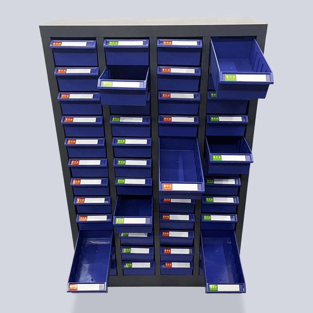 Parts Cabinet 48 Drawers Bolt and Nut Parts Storage Cabinet Storage Equipment Organization Shelves Hardware and Office Supplies