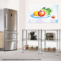 Shelving Inc. 21' d x 48' w x 14' h Chrome Wire Shelving with 2 Tier Shelves, Weight Capacity 800lbs Per Shelf