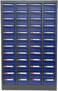 48 Drawers Parts Cabinet Bolt and Nut Tool Storage Cabinet Without Door Parts Cabinet with ABS Material Drawer for Storing Screws Trinkets and Workshop Tool
