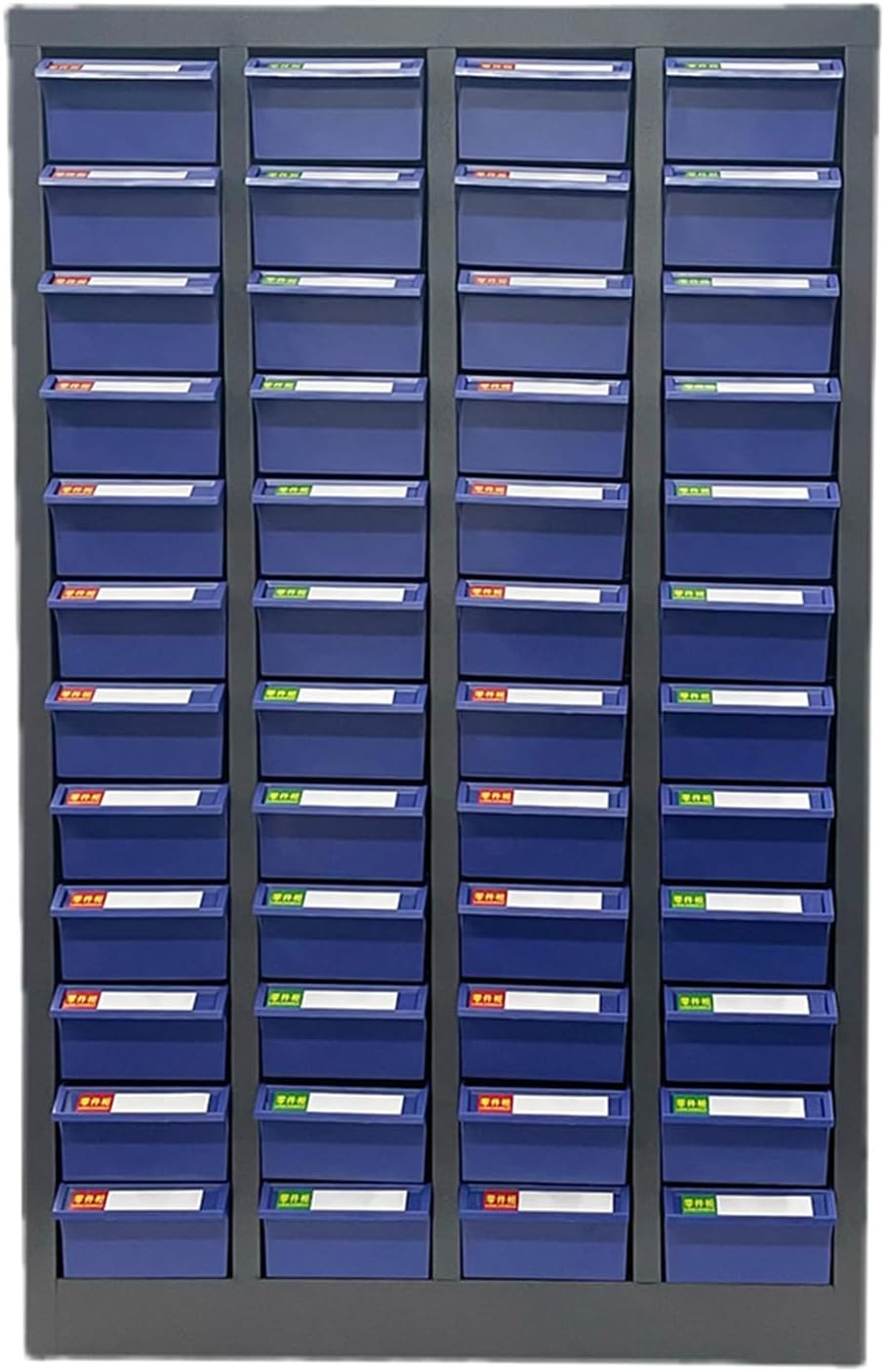 48 Drawers Parts Cabinet Bolt and Nut Tool Storage Cabinet Without Door Parts Cabinet with ABS Material Drawer for Storing Screws Trinkets and Workshop Tool