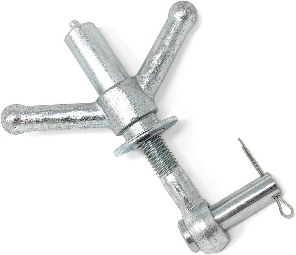 Gloxco Greasable Wingnut Assembly for Manways, 5/8' Eye Bolt, 5-1/2' Long, Pack of 6 (WNA-1010-0002-B)