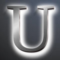 Backlit LED Illuminated Home Address Numbers 16', Large Modern Stainless Steel Illuminated House Numbers For Outside, Lighted Address Signs For A Stylish Look,U
