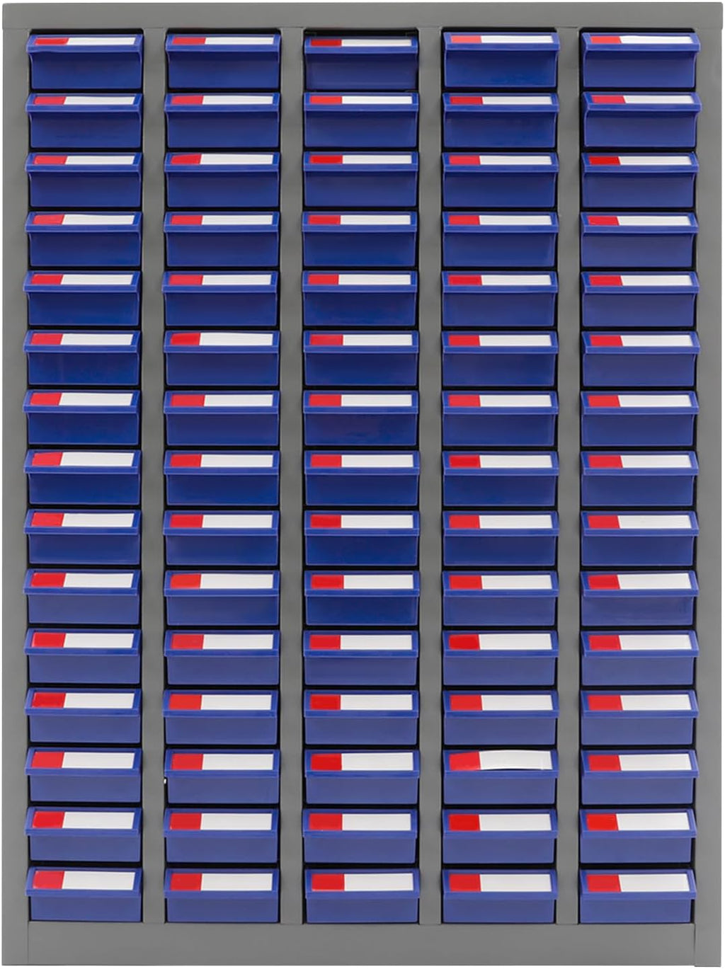 75 Drawers Parts Cabinet Bolt and Nut Tool Storage Cabinet Part Organization Shelves with Practical Tags & Dust Sheets for Tool Hardware Storage, 25.6' W x 8.7' D x 34' H