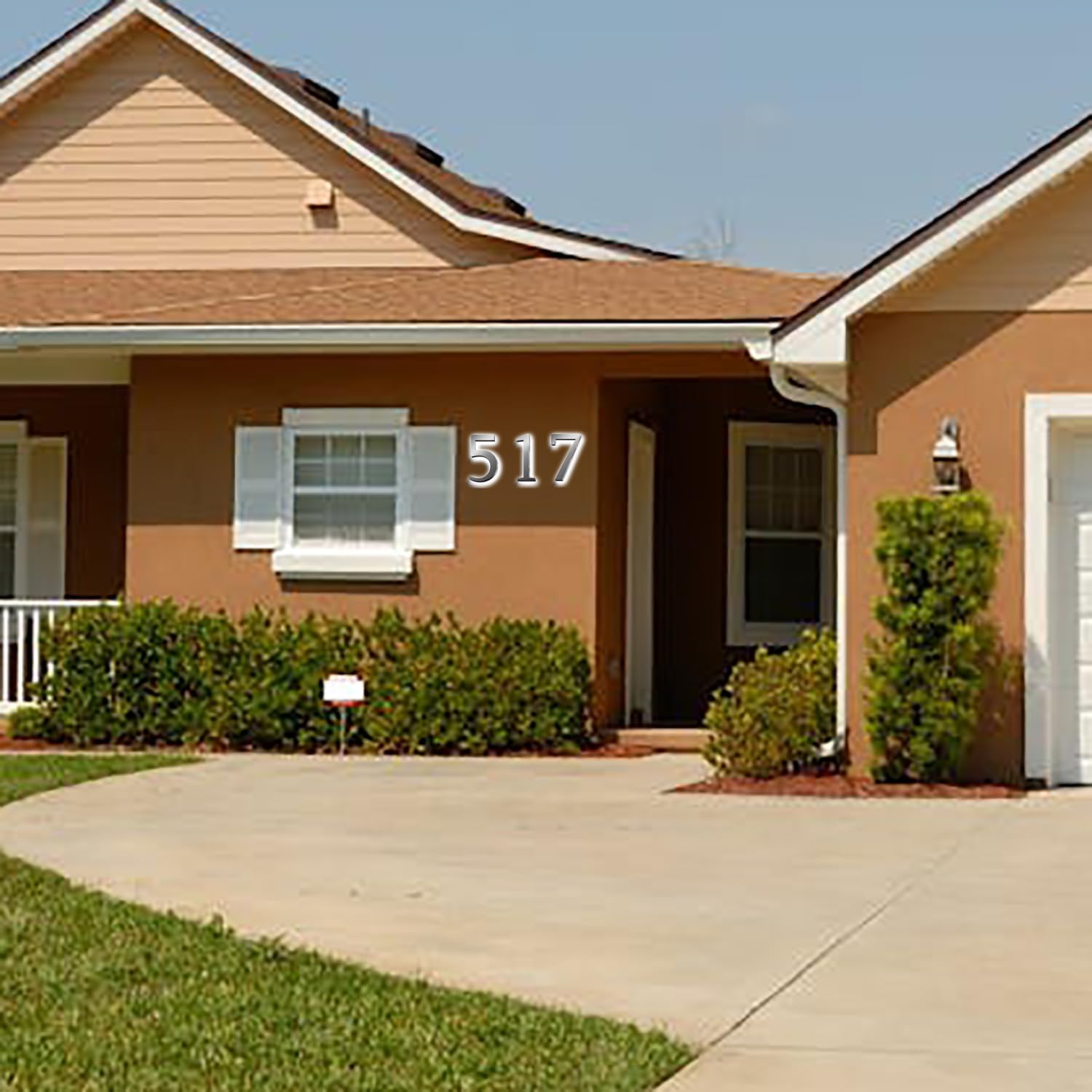 Backlit LED Illuminated Home Address Numbers 16', Large Modern Stainless Steel Illuminated House Numbers For Outside, Lighted Address Signs For A Stylish Look,7