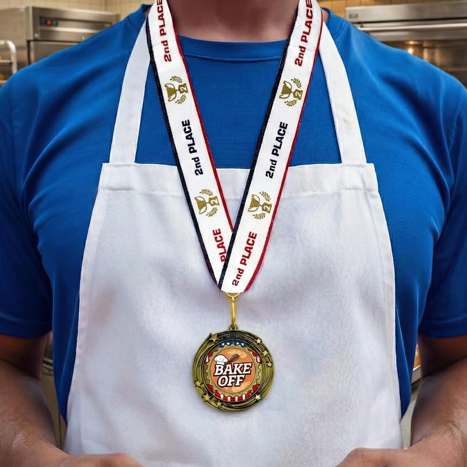 All Quality Stars Design Bake Off Medal | Competition Metal Medal - 1st, 2nd, 3rd Place