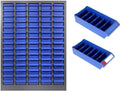 Parts Organizer Cabinet: 860LB Capacity Nut and Bolt Organizer with Label System, Non-Slip Base Heavy-Duty Bolt Bin for Garage, Workshop or Office Tool Storage, 26'x9'x35' (75 Drawers)