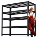 Heavy Duty Garage Shelving,5-Tier Storage Shelves(84' Hx24 Dx55 W),3050LBS Capacity Industrial Shelving Units and Storage,Adjustable Shelving Unit for Garage,Warehouse,Basement