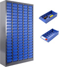 100 Drawers Nuts and Bolts Organizers and Storage,26' L×9' W×46' H Bolt and Nut Tool Storage Cabinet Hardware Organization Bolts Bin Tool with Material Drawer Label Stickers