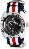 VOSTOK | Scuba Dude Amphibian Automatic Self-Winding Russian Diver Wrist Watch | WR 200 m | Amphibia 710634 |Fashion | Business | Casual Men's Watches
