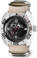 VOSTOK | Scuba Dude Amphibian Automatic Self-Winding Russian Diver Wrist Watch | WR 200 m | Amphibia 710634 |Fashion | Business | Casual Men's Watches