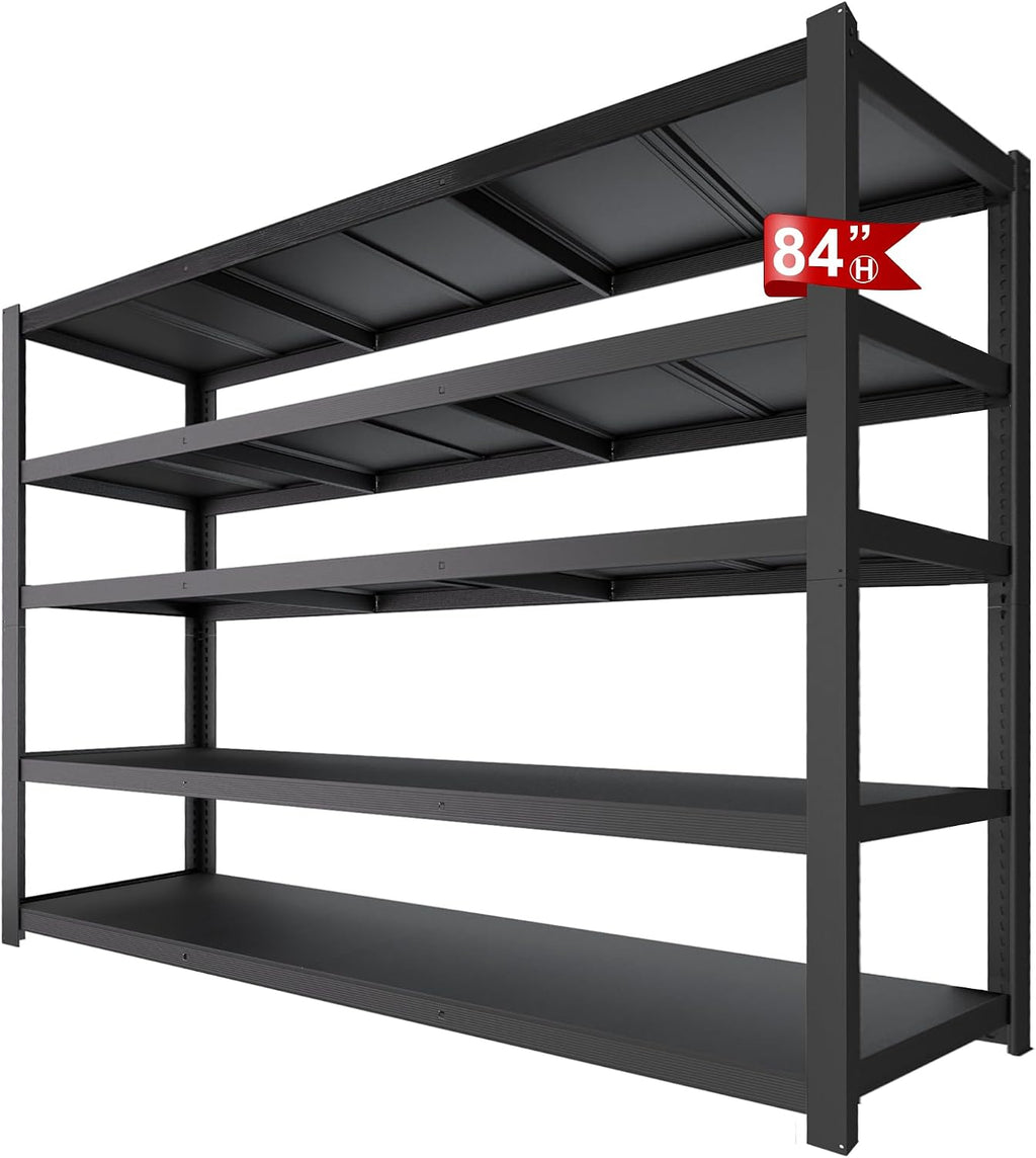 84' H Garage Shelving,Storage Shelves 3050LBS Heavy Duty Storage Shelves,Adjustable Metal Shelving,for Garage,Warehouse,Basement,Pantry 84' H x 55' W x 24' D