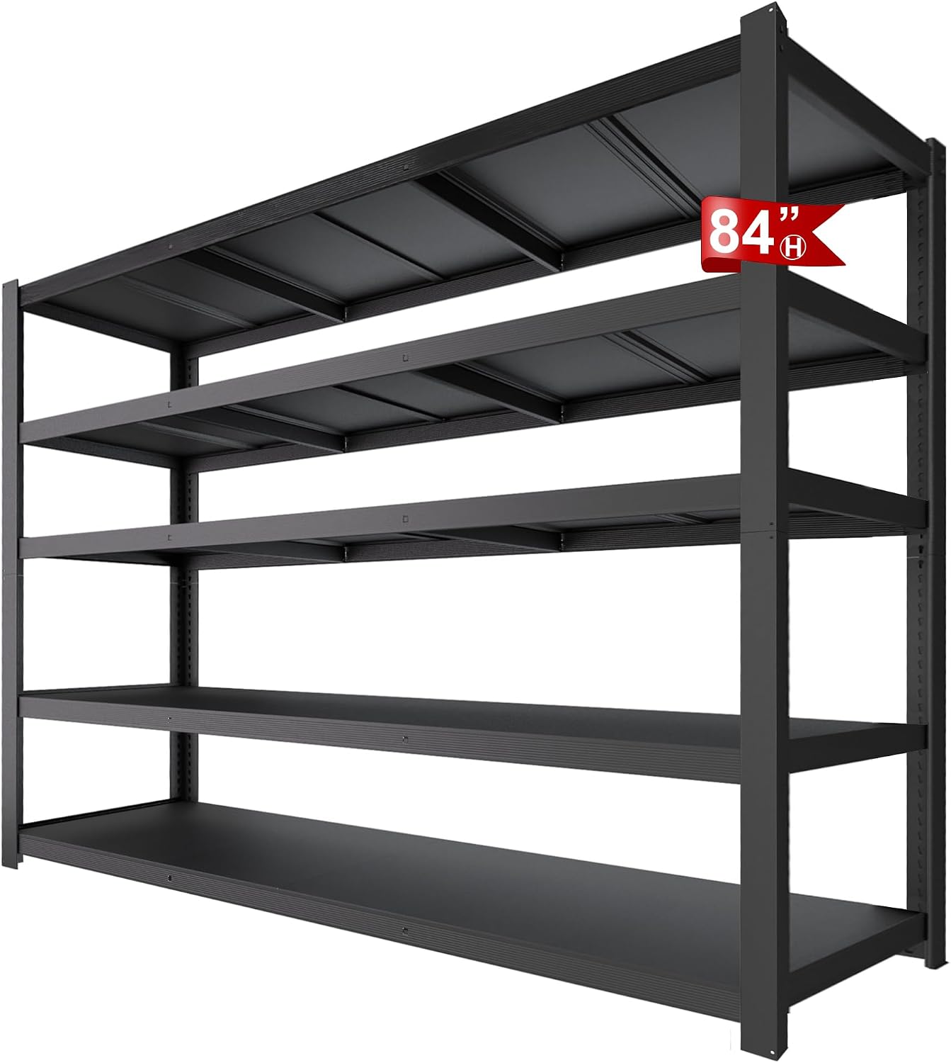84' H Garage Shelving,Storage Shelves 3050LBS Heavy Duty Storage Shelves,Adjustable Metal Shelving,for Garage,Warehouse,Basement,Pantry 84' H x 55' W x 24' D