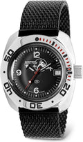 VOSTOK | Scuba Dude Amphibian Automatic Self-Winding Russian Diver Wrist Watch | WR 200 m | Amphibia 710634 |Fashion | Business | Casual Men's Watches