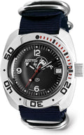 VOSTOK | Scuba Dude Amphibian Automatic Self-Winding Russian Diver Wrist Watch | WR 200 m | Amphibia 710634 |Fashion | Business | Casual Men's Watches