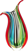 Dale Tiffany Art Glass Vase from Cambay Collection, Multicolor
