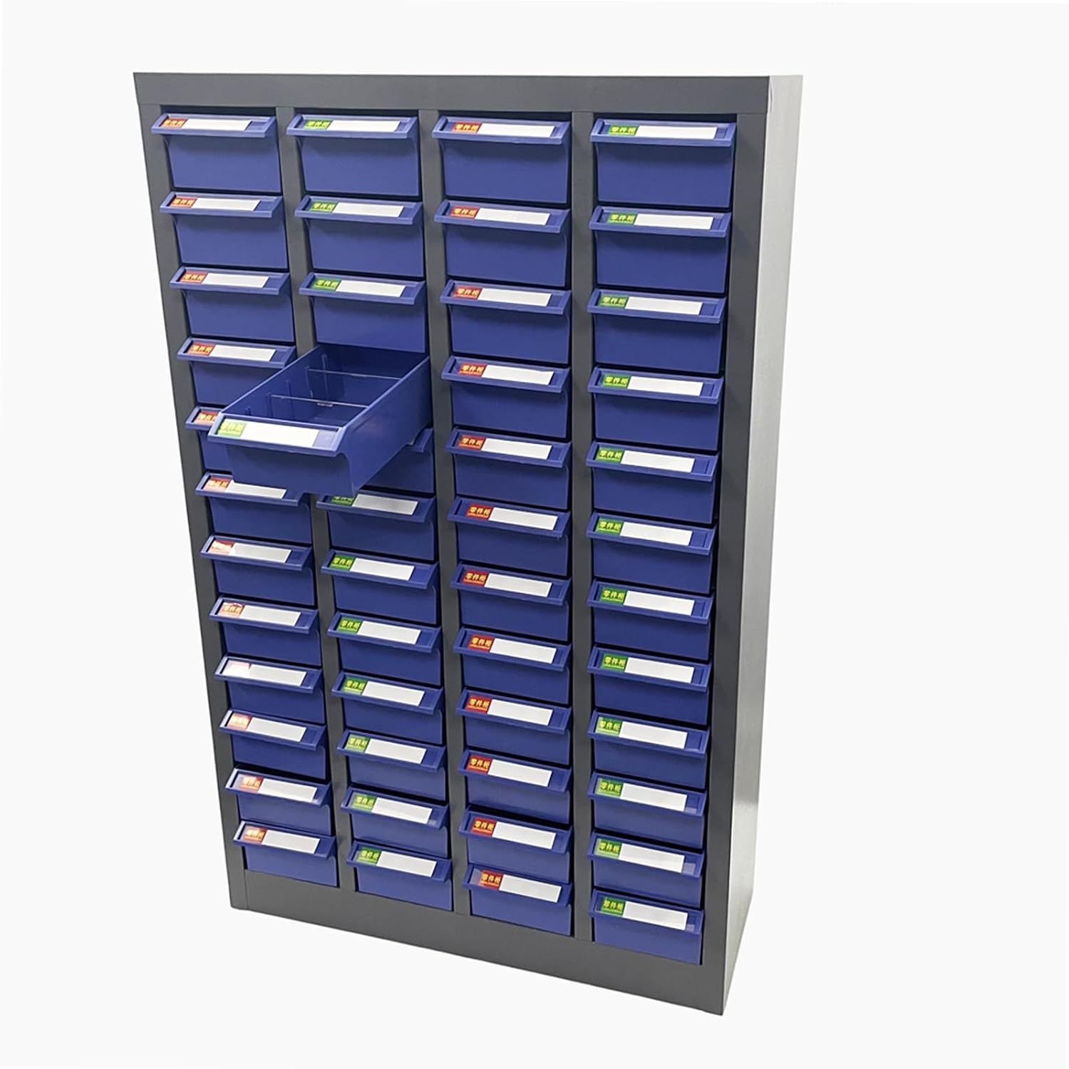 48 Drawers Parts Cabinet Bolt and Nut Tool Storage Cabinet Without Door Parts Cabinet with ABS Material Drawer for Storing Screws Trinkets and Workshop Tool