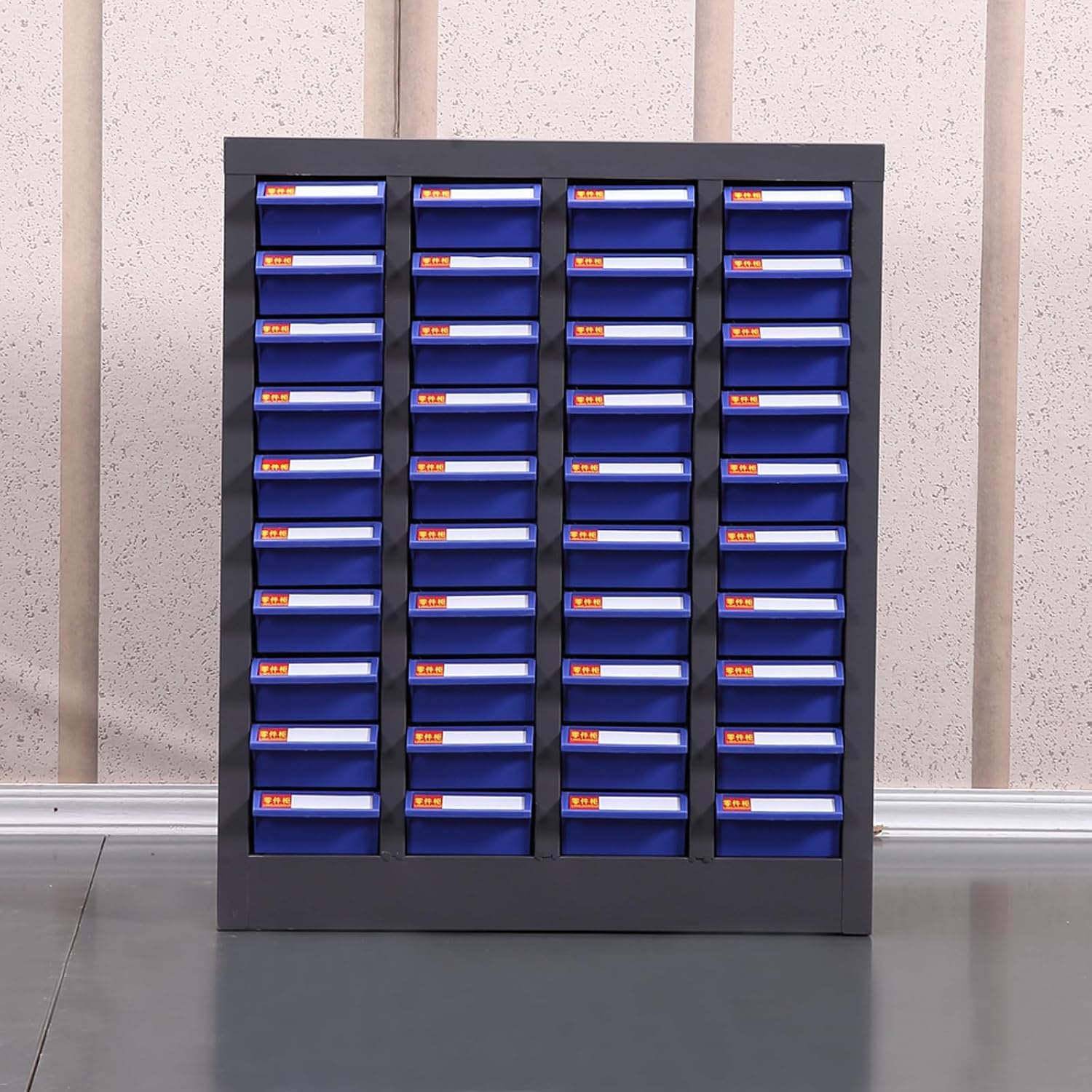 Part Cabinet 40 Drawers Tool Storage Cabinet Bolt Nut Parts Storage Equipment Organization Shelves Hardware and Office Supplies