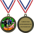 Express Medals 1 to 50 Packs Engraved Personalized Custom Gold Cross Country Medals Trophy Award with Neck Ribbon Medal Trophies Custom X Running Runner Race