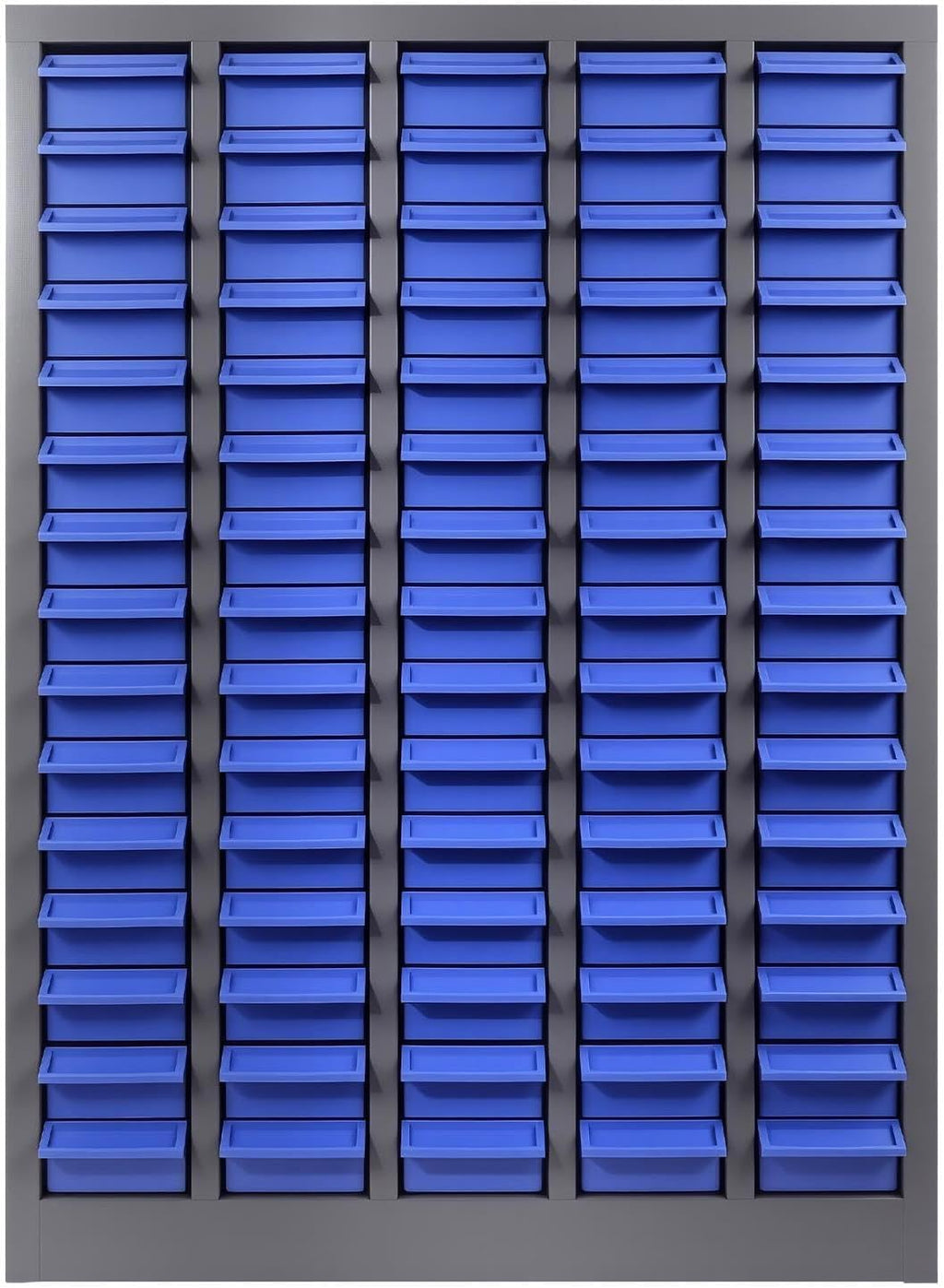 75 Drawers Nut and Bolt Organizer with Label, Opaque ABS Plastic Industrial Organizer with Labels, for Garage Workshop Craft Art Hobby