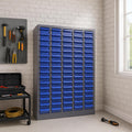 75-Drawer Small Parts Organizer, Nut and Bolt Organizer, Bolt Bin with 75 Drawers, Metal Storage Cabinet Tool Cabinet with Drawer for Garage, Workshop & Home