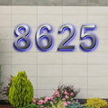 Backlit Illuminated LED House Numbers For Outside, Lighted Address Signs For Houses Address Lights For House LED Address Signs Lighted House Number Sign,20 Inch/500mm,S