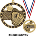 Crown Awards Baseball Medals, 3' Massive Rimz Baseball Award Medal with Custom Engraving Included