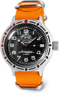 VOSTOK | GRU Main Intelligence Agency Amphibian Automatic Self-Winding Russian Diver Wrist Watch | WR 200 m | Amphibia 420867 | Fashion | Business | Casual Men's Watches