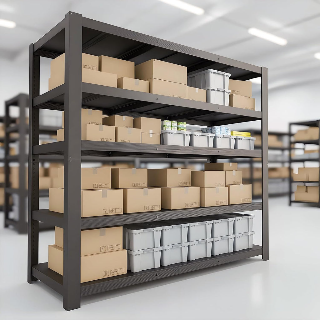 84' H Garage Shelving,Storage Shelves 3050LBS Heavy Duty Storage Shelves,Adjustable Metal Shelving,for Garage,Warehouse,Basement,Pantry 84' H x 55' W x 24' D