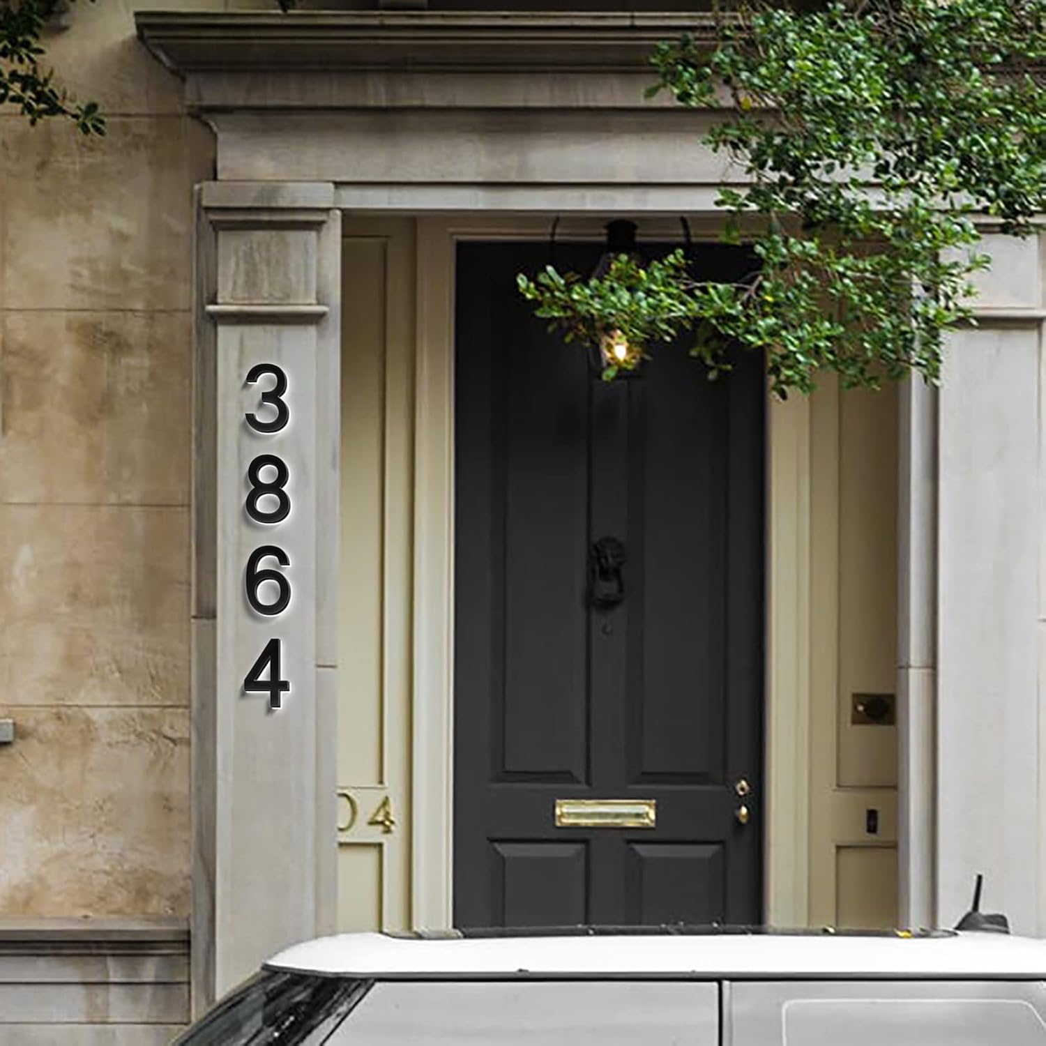 18' Illuminated LED House Numbers For Outside, Backlit Lighted LED Home Address Number, Modern Lights House Signs, Metal Lighted Address Numbers For Houses,G