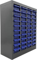 Parts Cabinet Screw Hardware Spare Parts Storage Organizer with 40 Small Drawers 7.8 * 3.9 * 1.9 inch for Bolts Nuts Legos Beads Samples Metals Documents Garages Factories Offices