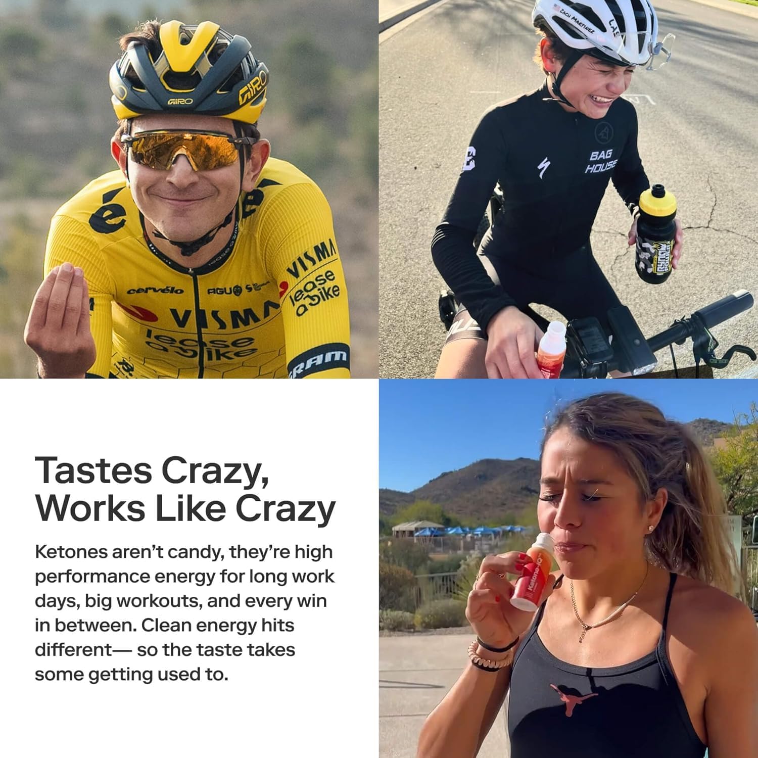 Ketone-IQ No Caffeine Exogenous Ketones Energy Shots - 24 Pack of Caffeine Free Energy Drinks with 10g Ketones - Sugar Free, Salt Free, and All Natural (Original)
