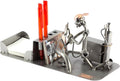 Steelman24 Welder Desk Organizer Office Tidy Sculpture Nuts and Bolts Handmade Ornaments Made in Germany Metal Figurine