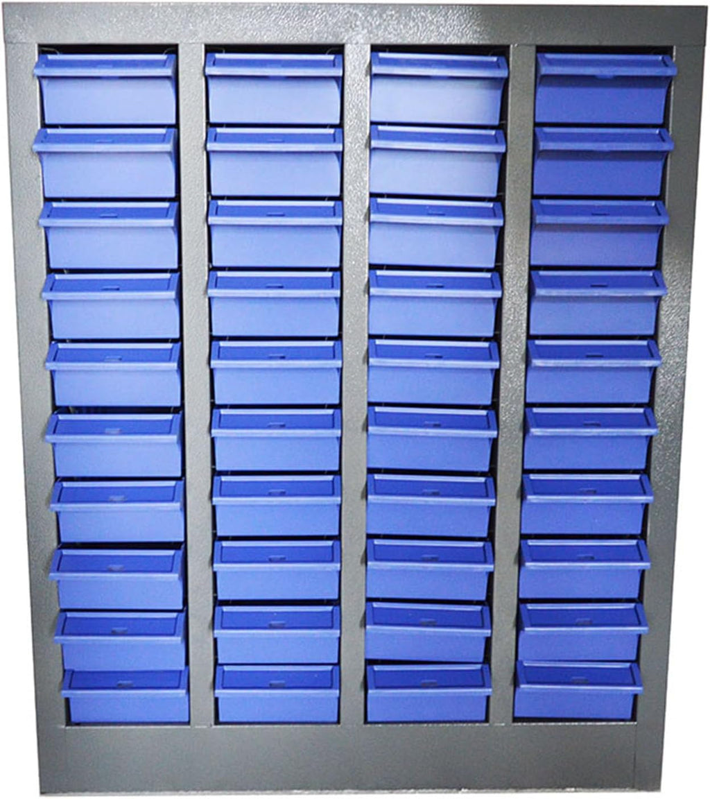 40 Drawers Parts Cabinet Steel Parts Cabinet Nut and Bolt Organizer Bolt Bin Storage Organizer with Partitions and Labels