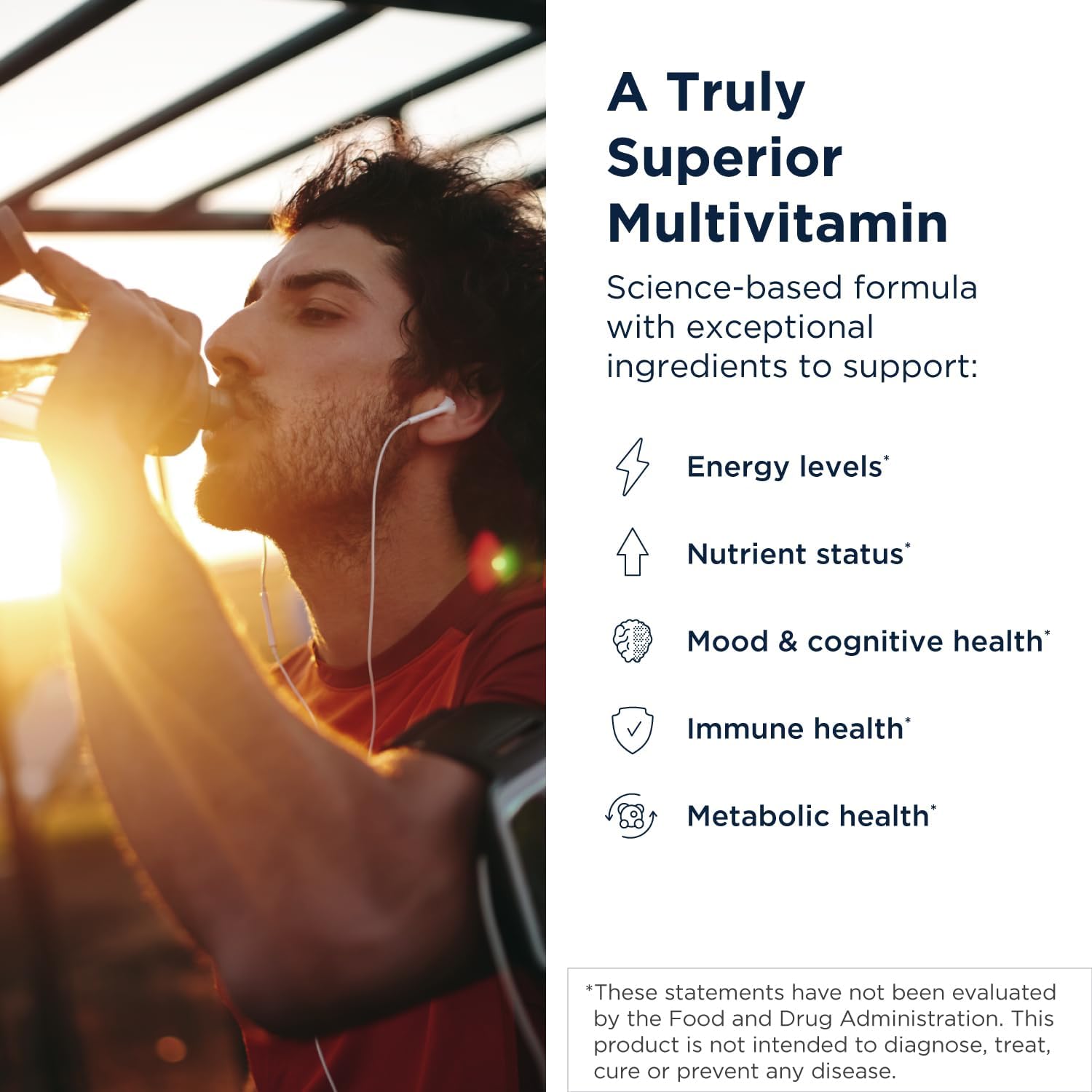 Designs for Health Methylated Multivitamin for Women & Men - Twice Daily Multimineral Supplement & Multivitamin Without Iron + Methylated B12 and Folate, Vitamin C, K, D, E + More (240 Capsules)