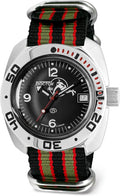 VOSTOK | Scuba Dude Amphibian Automatic Self-Winding Russian Diver Wrist Watch | WR 200 m | Amphibia 710634 |Fashion | Business | Casual Men's Watches