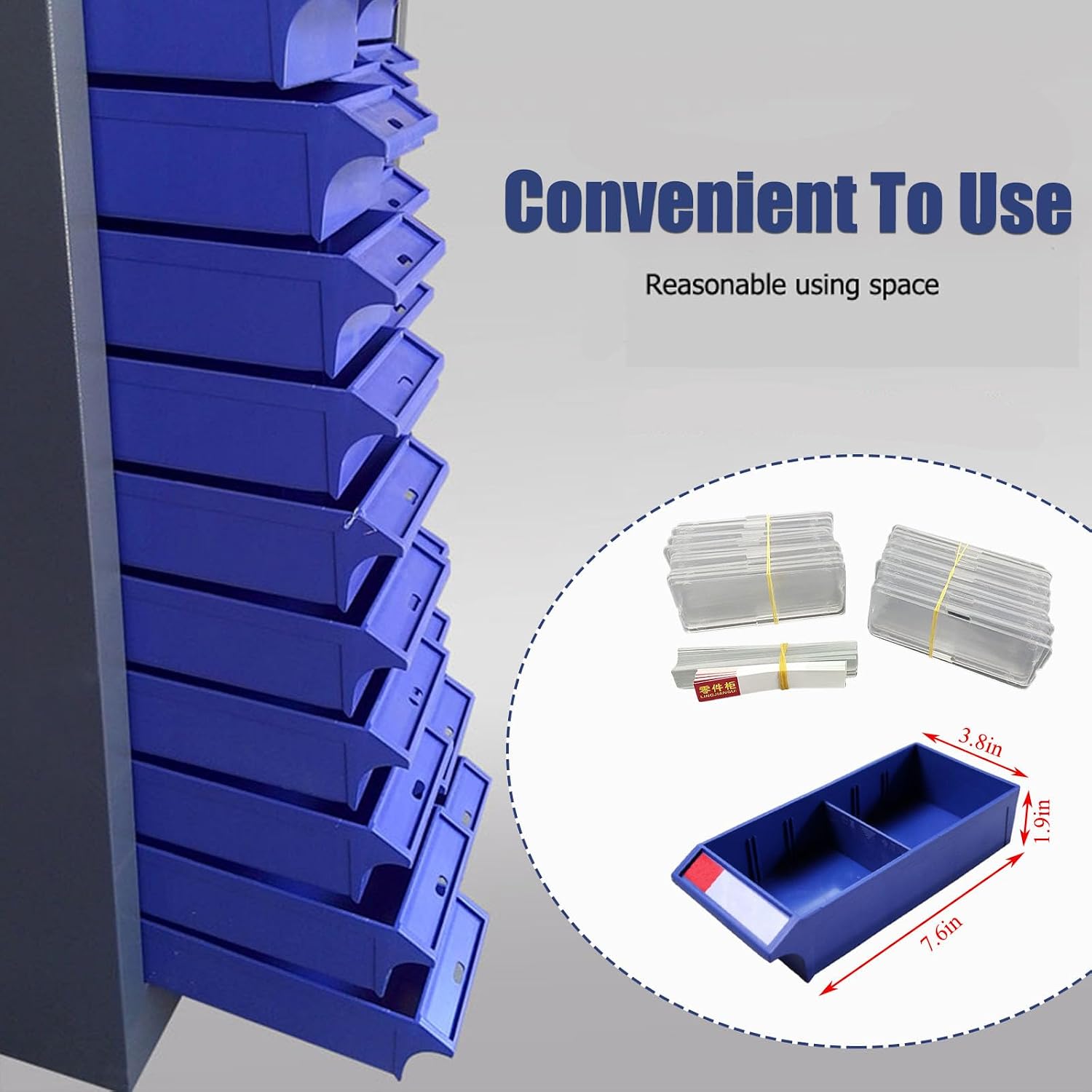 Part Cabinet 40 Drawers Tool Storage Cabinet Bolt Nut Parts Storage Equipment Organization Shelves Hardware and Office Supplies