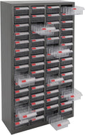 60 Drawer Bolt and Nut Tool Storage Cabinet, Hardware Tool Storage Cabinet, Steel Parts Process Storage Organizer, for Storing Tools, Metal and Electronic Components (Clear)