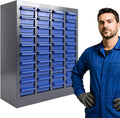 Metal 40-Drawer Parts Organizer, Garage Storage Cabinet with ABS Drawers, Heavy-Duty Alloy Steel Frame for Nuts, Bolts & Small Tools, Workshop & Home (40 Drawers)