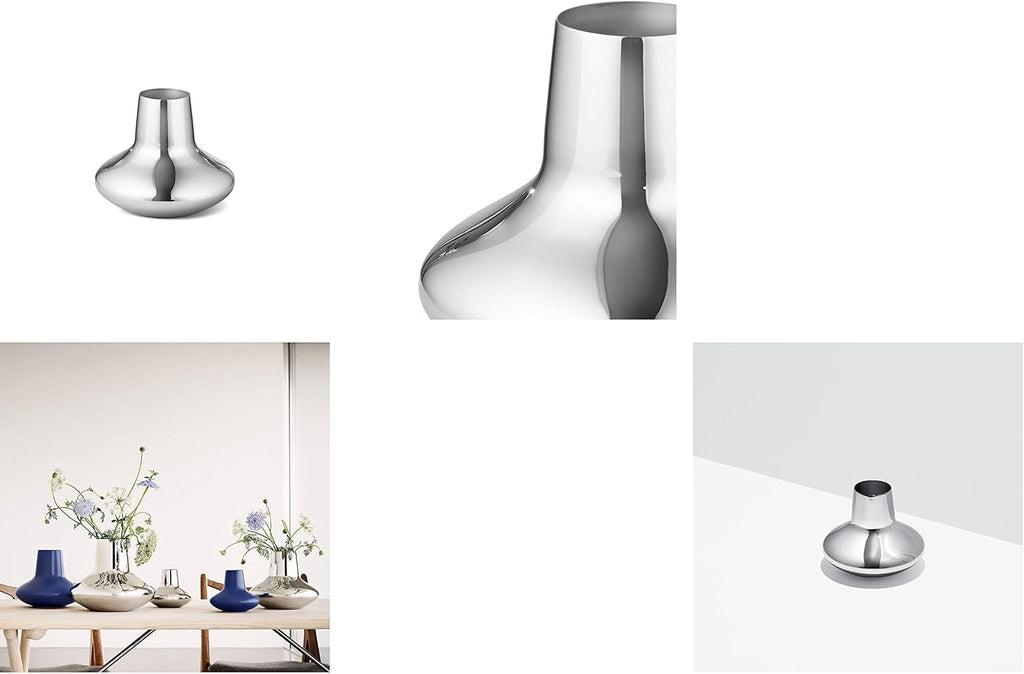 Georg Jensen Henning Koppel Medium Stainless Steel Vase