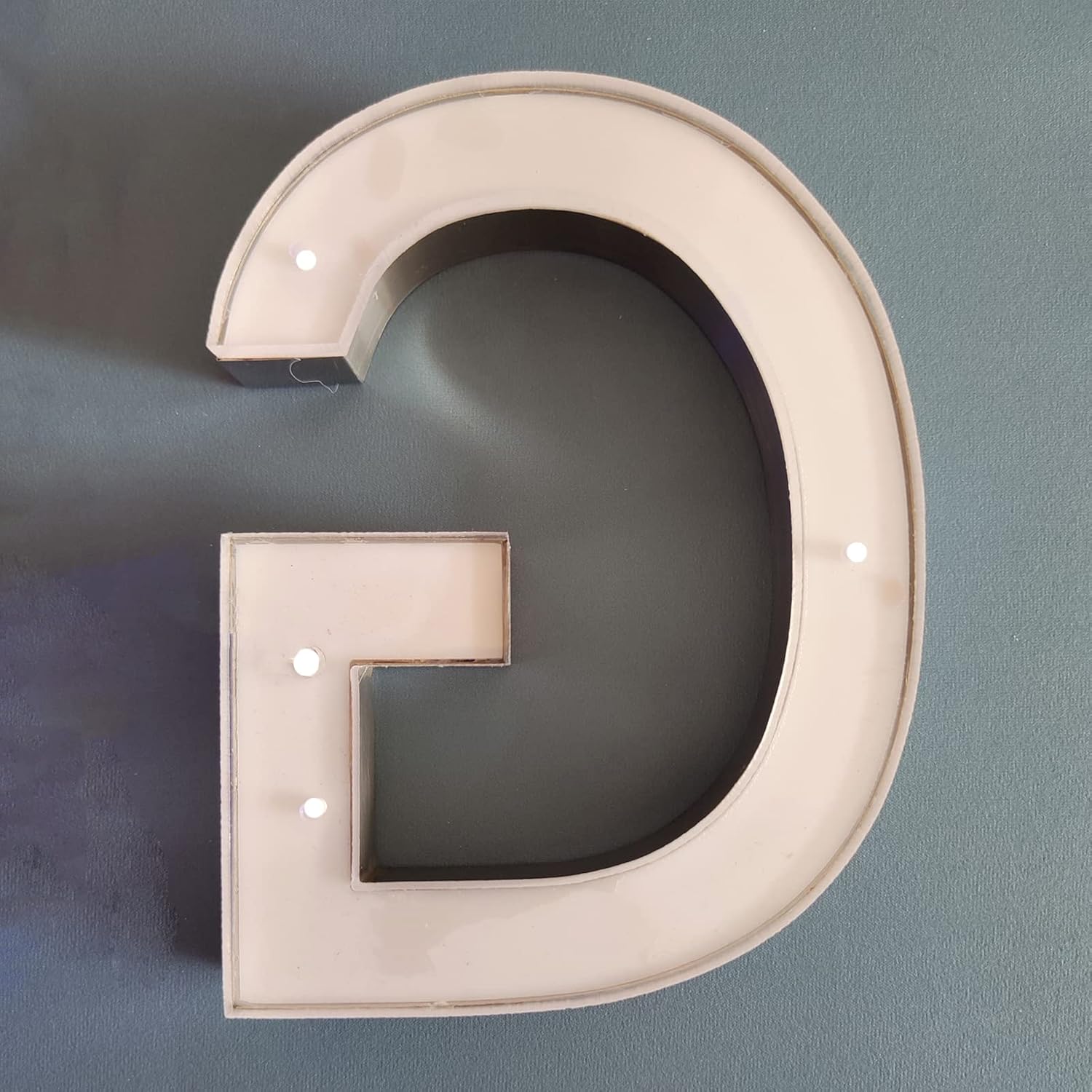 16' Outdoor Illuminated House Number Plaques, Backlit LED Home Address Numbers With Lights, Waterproof Lighted Up Address Signs For Outside,U
