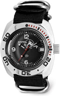 VOSTOK | Scuba Dude Amphibian Automatic Self-Winding Russian Diver Wrist Watch | WR 200 m | Amphibia 710634 |Fashion | Business | Casual Men's Watches