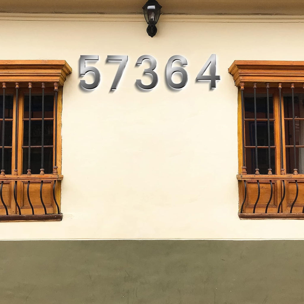 16' Modern Backlit House Numbers Plaques With Lights, Illuminated Door Number Plaques For Wall, Stainless Steel House Address Numbers For Outside,Y