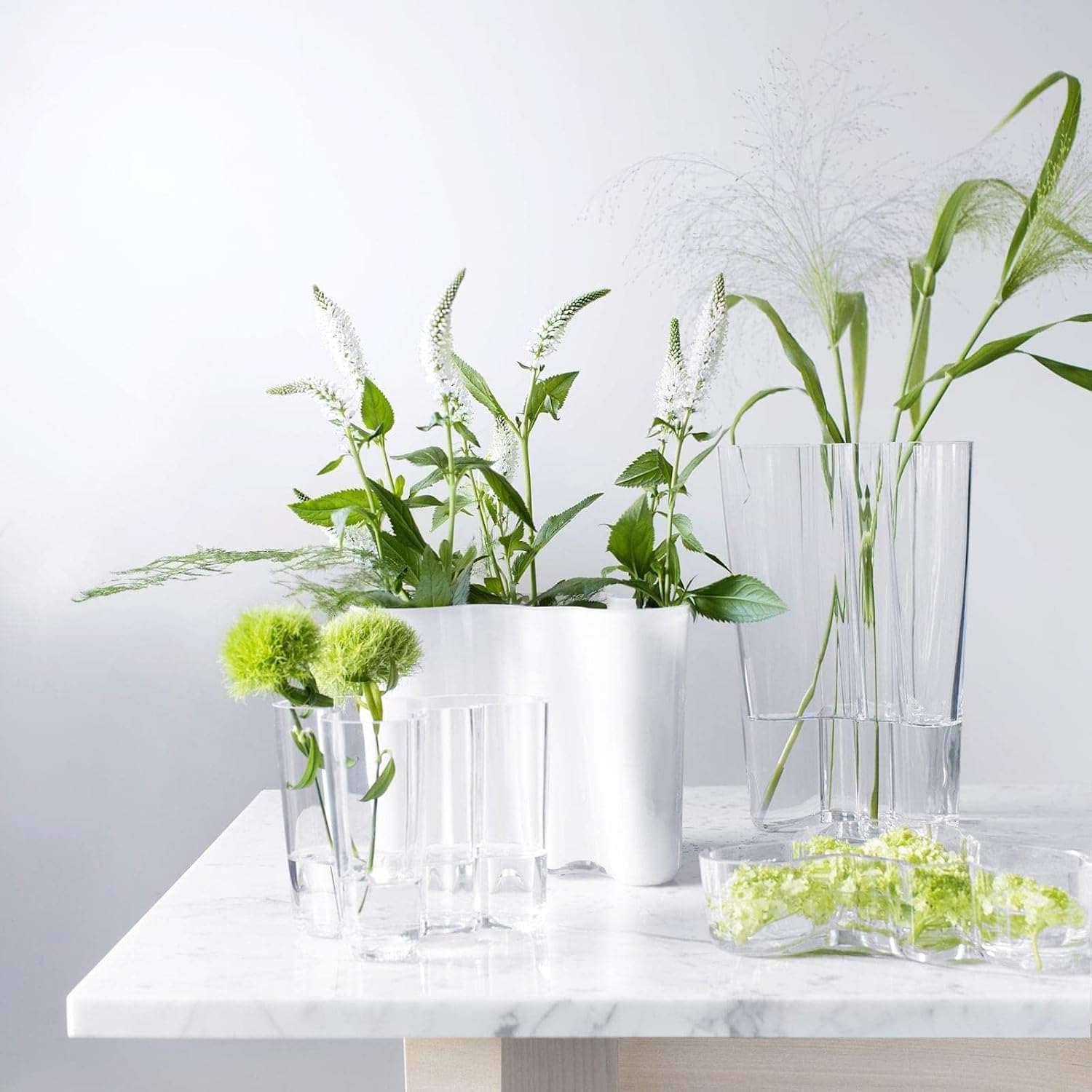 Iittala Alvar Aalto 120mm Clear Vase