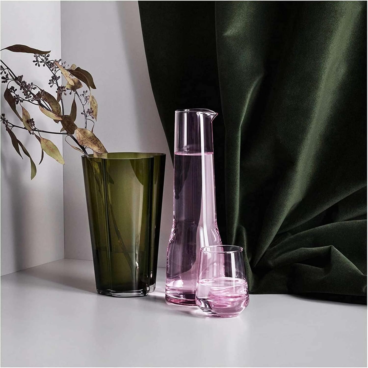 Iittala Aalto Vase 220 mm Green Glass
