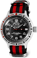 VOSTOK | GRU Main Intelligence Agency Amphibian Automatic Self-Winding Russian Diver Wrist Watch | WR 200 m | Amphibia 420867 | Fashion | Business | Casual Men's Watches