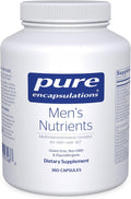 Pure Encapsulations Men's Nutrients - Multivitamin Mineral Supplement to Support Energy, Endurance & Stamina in Men Over 40* - Vitamin D & Vitamin C - Gluten-Free & Non-GMO - 360 Capsules